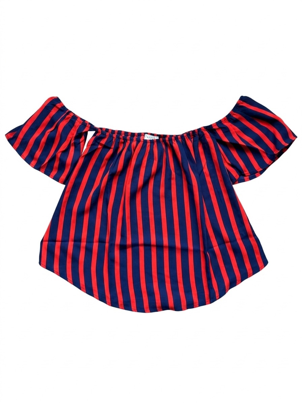 NWT Hayden Los Angeles Striped Off-the-Shoulder Blouse, Size Small